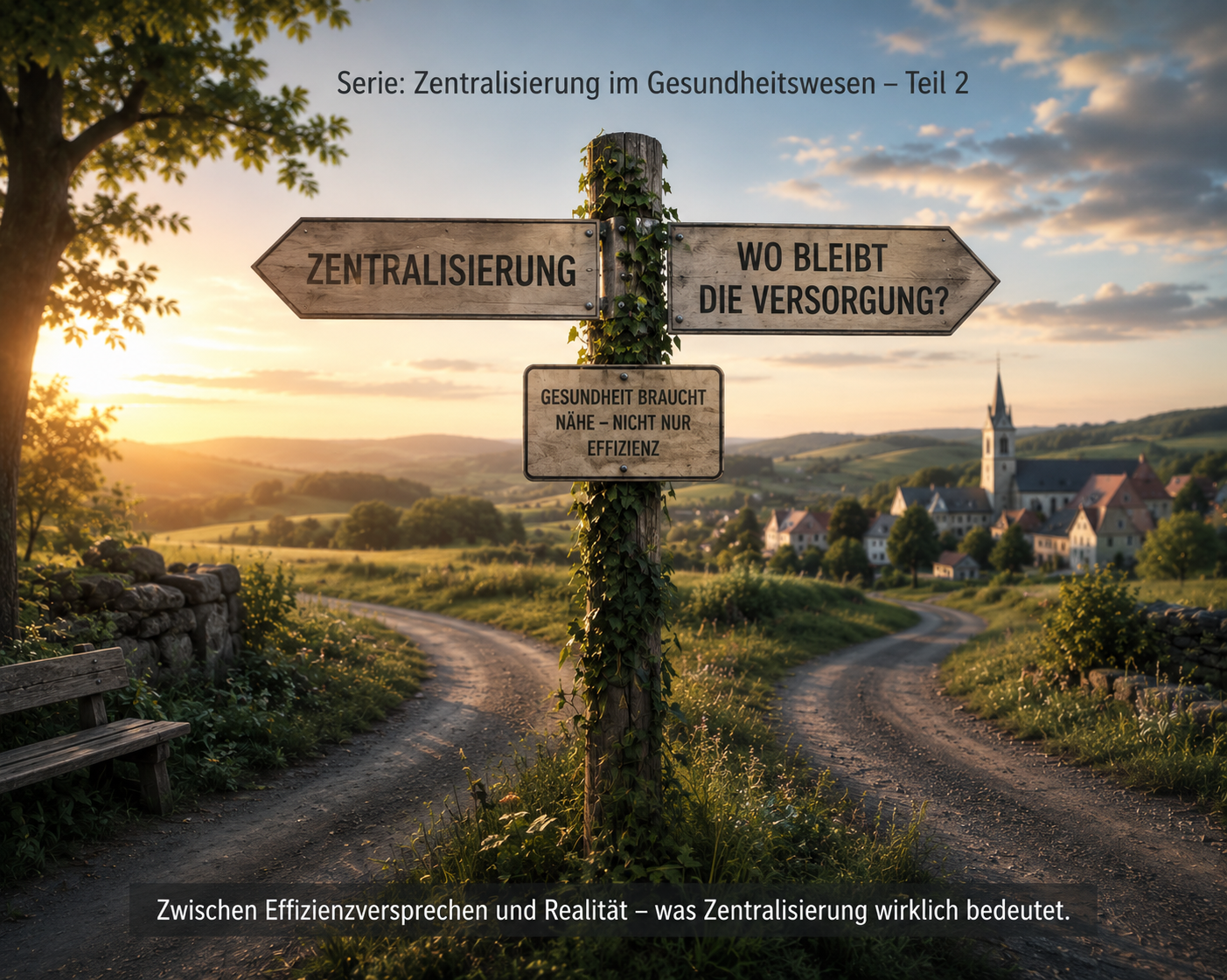 Zentralisierung im Gesundheitswesen – politisch vorangetrieben, in der Praxis mit Sorge betrachtet