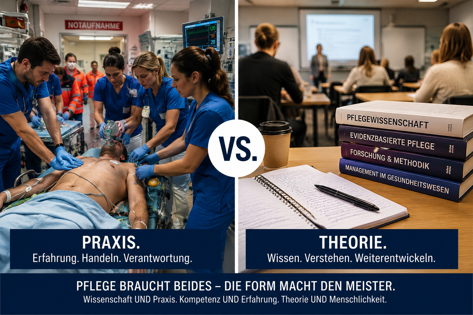 Welche Formen des Studiums machen in der Pflege wirklich Sinn?
