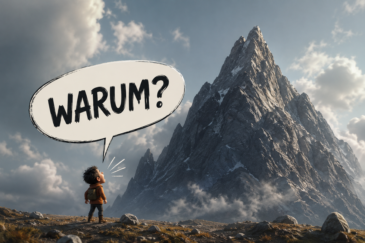 Ich habe relativ früh gelernt,das Wort „Warum?“ nicht wegzulassen.